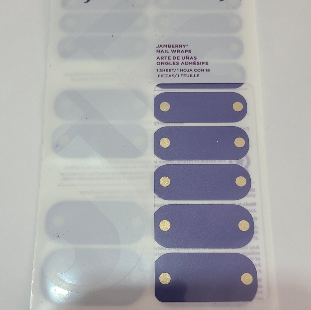 Jamberry Point Perfect Nail Wraps  Half Sheet